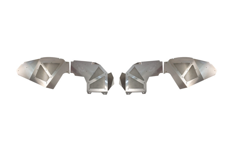 Fishbone Offroad 2018+ Jeep Wrangler JL Front Pair Aluminum Raw Inner Fenders FB33108F FB33108F Photo - Primary