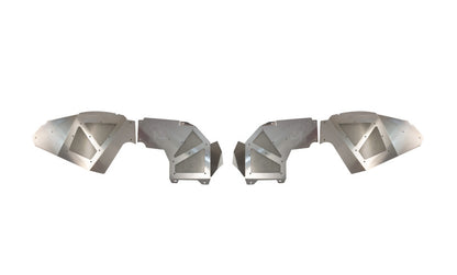 Fishbone Offroad 2018+ Jeep Wrangler JL Front Pair Aluminum Raw Inner Fenders FB33108F FB33108F Photo - Primary