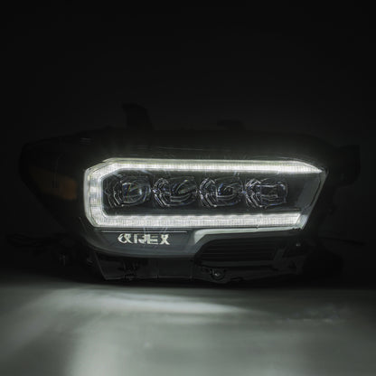 AlphaRex 16-20 Toyota Tacoma NOVA LED Projector Headlight Plank Style Alpha Black w/Activation Light 880705 880705 User 1