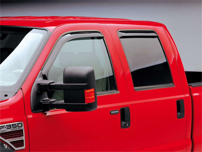 EGR 99+ Ford Super Duty Crew Cab In-Channel Window Visors - Set of 4 (573511) 573511 573511 Photo - lifestyle view