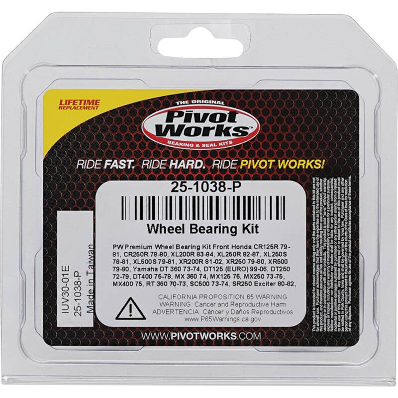Pivot Works Pw Premium Wheel Bearing 25-1038-P 25-1038-P Photo - Primary