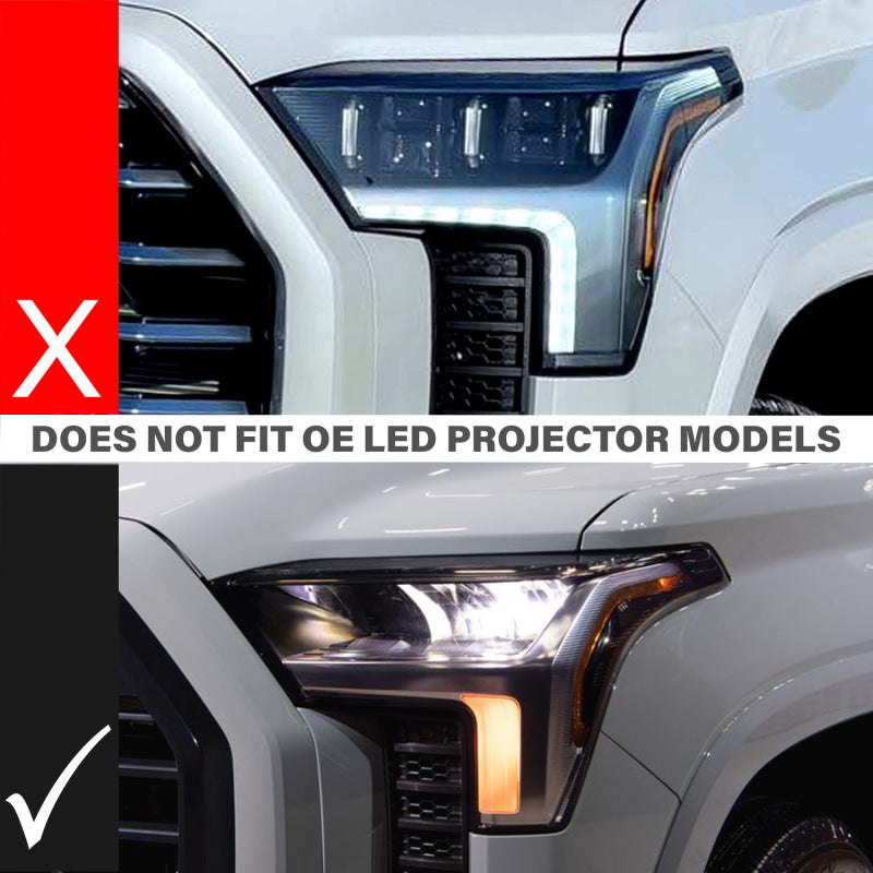 ANZO 22-24 Toyota Tundra (w/Factory LED Refl.) Z-Series Full LED Proj Headlights - Pass. Side ONLY 111599X-R 111599X-R User 1