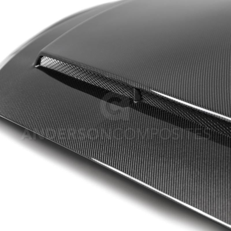 Anderson Composites 2018 Ford Mustang Super Snake Double Sided Carbon Fiber Hood AC-HD18FDMU-SN-DS AC-HD18FDMU-SN-DS User 3