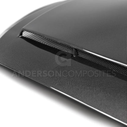 Anderson Composites 2018 Ford Mustang Super Snake Double Sided Carbon Fiber Hood AC-HD18FDMU-SN-DS AC-HD18FDMU-SN-DS User 3