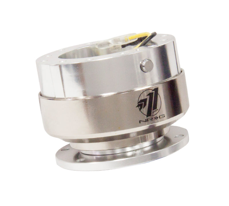 NRG Quick Release - Silver Shinny Body/ Brushed Silver Ring SRK-200SSL Photo - Primary
