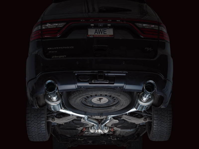 AWE Tuning 11-24 Dodge Durango 5.7L Touring Edition Exhaust w/ Chrome Silver Tips 3015-32575 3015-32575 Photo - Mounted