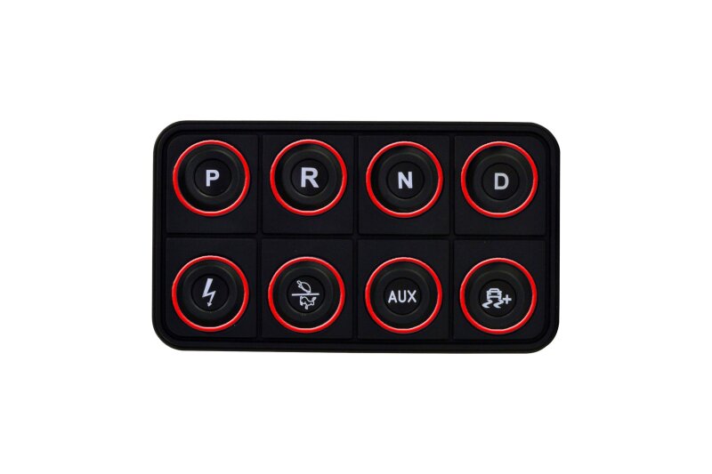 AEM EV 8 Button Keypad CAN Based Programmable Backlighting 30-8400 30-8400 Photo - out of package