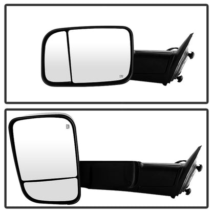 SPYDER Xtune Dodge Ram 1500 09-12 Extendable Heated Adjust Mirror Black HoUSing Left MIR-DRAM09S-PWH-L 9935596 9935596 Photo - Unmounted