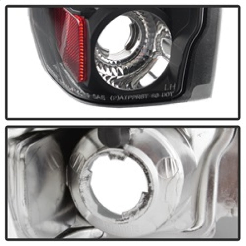 Spyder Ford F150 87-96/Ford Bronco 88-96 Euro Style Tail Lights Black ALT-YD-FF15089-BK 5003300 5003300 Photo - Unmounted