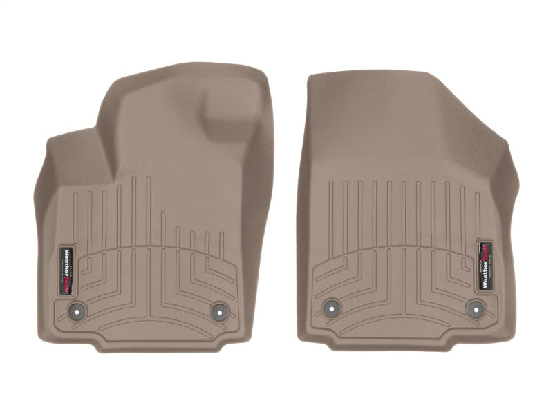 WeatherTech WT FloorLiner - Front - Tan Floor Mats Floor Mats - Rubber main image