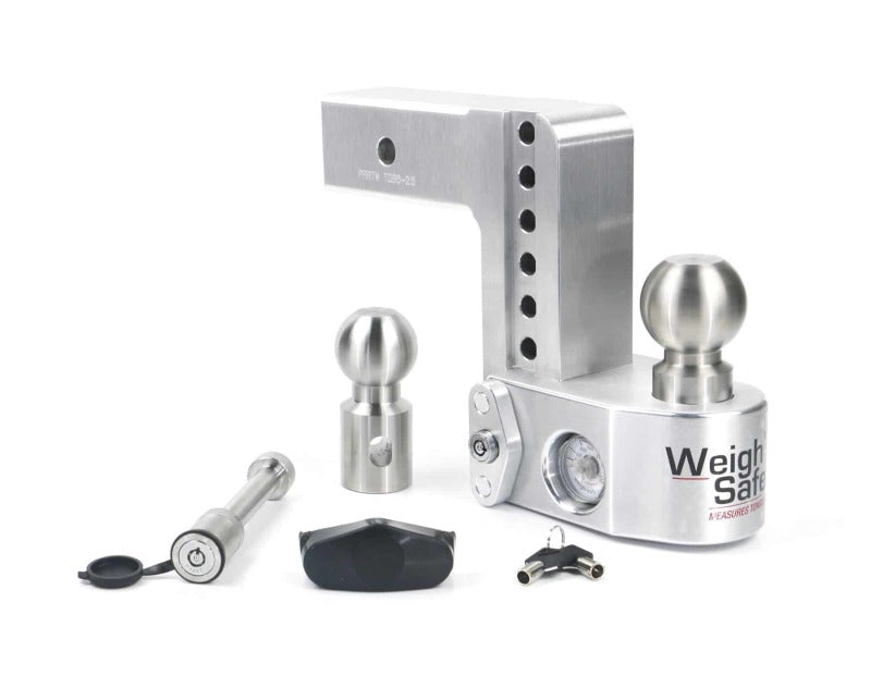 Weigh Safe 6in Drop Hitch w/Built-in Scale & 2.5in Shank (10K/18.5K GTWR) w/WS05 - Aluminum WS6-2.5-KA WS6-2.5-KA User 1