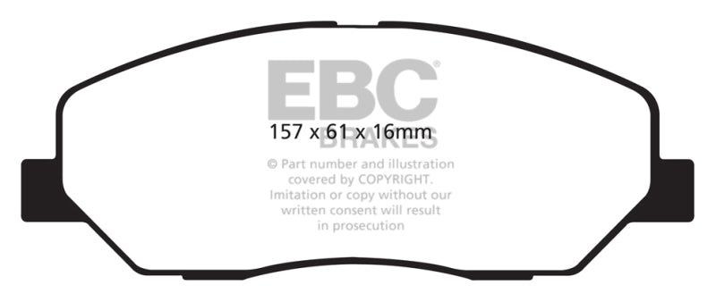 EBC Disc Brake Pad Set DP41821R Photo - Primary