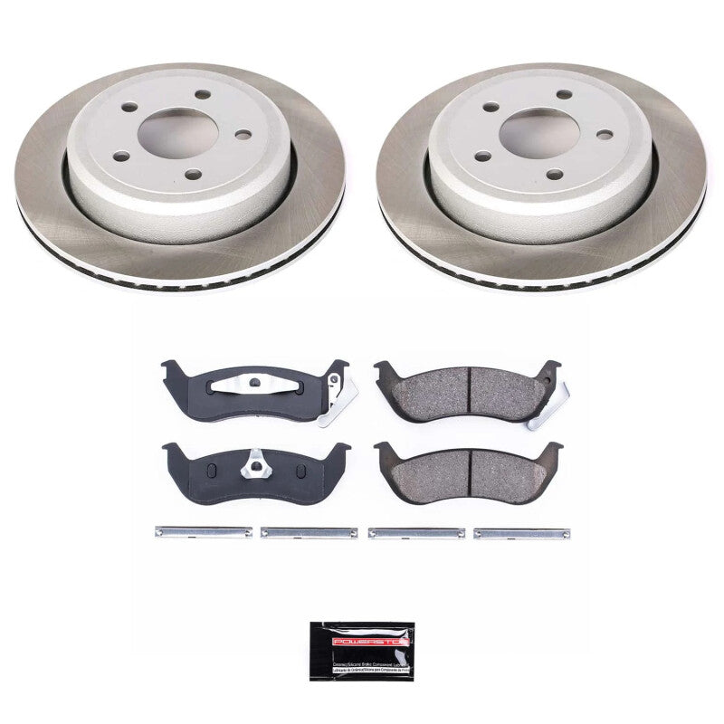 PowerStop Power Stop 03-04 Mercury Marauder Rear Semi-Coated Rotor Kit SC1368 SC1368 Photo - Primary