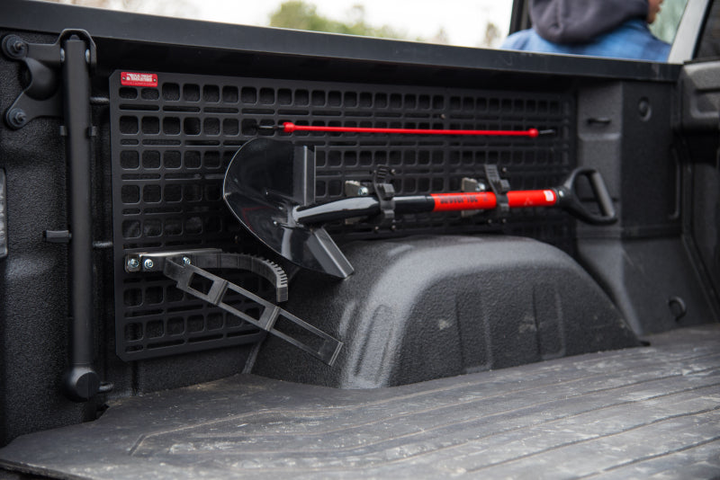 BuiltRight Industries 2019+ Chevy/GMC 1500 (Std/Short Bed) Bedside Rack System - Rear Drv/Pass Side 102042 102042 Photo - lifestyle view
