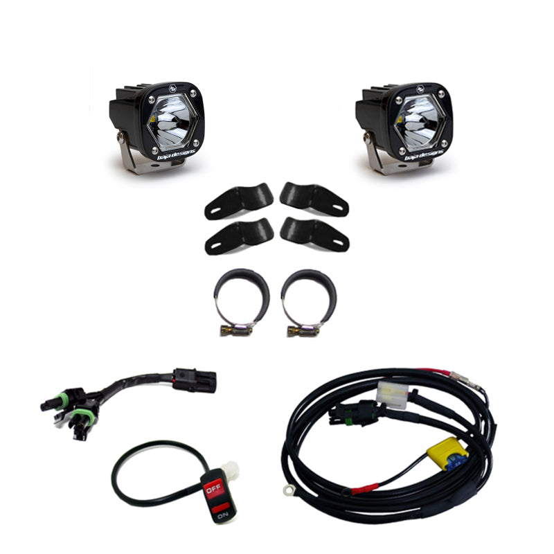 Baja Designs Moto S1 Auxiliary Light Kit Clear 507096 User 1