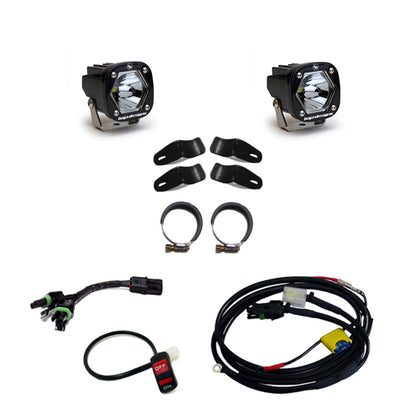Baja Designs Moto S1 Auxiliary Light Kit Clear 507096 User 1