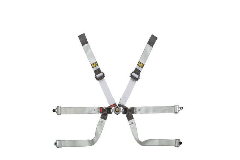 OMP Safety Harness One-D 2In Formula - Black/White (Fia 8853-2016) DA0-0104-A01-076 DA0-0104-A01-076 Photo - Primary