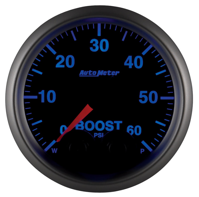 Autometer Gauge, Boost, 2 1/16", 60psi, Digital Stepper Motor w/Peak & Warn, 5670 User 1