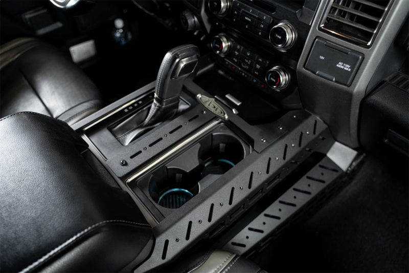 Addictive Desert Designs ADD 15-20 Ford F-150 / 15-20 Ford Raptor Center Console Molle Panels - Full Set AC110360180 AC110360180 Photo - Mounted