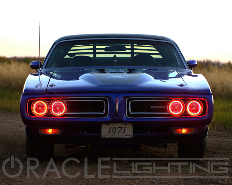 ORACLE Lighting Oracle Pre-Installed Lights 5.75 IN. Sealed Beam - ColorSHIFT Halo 6904-333 6904-333 Photo - lifestyle view