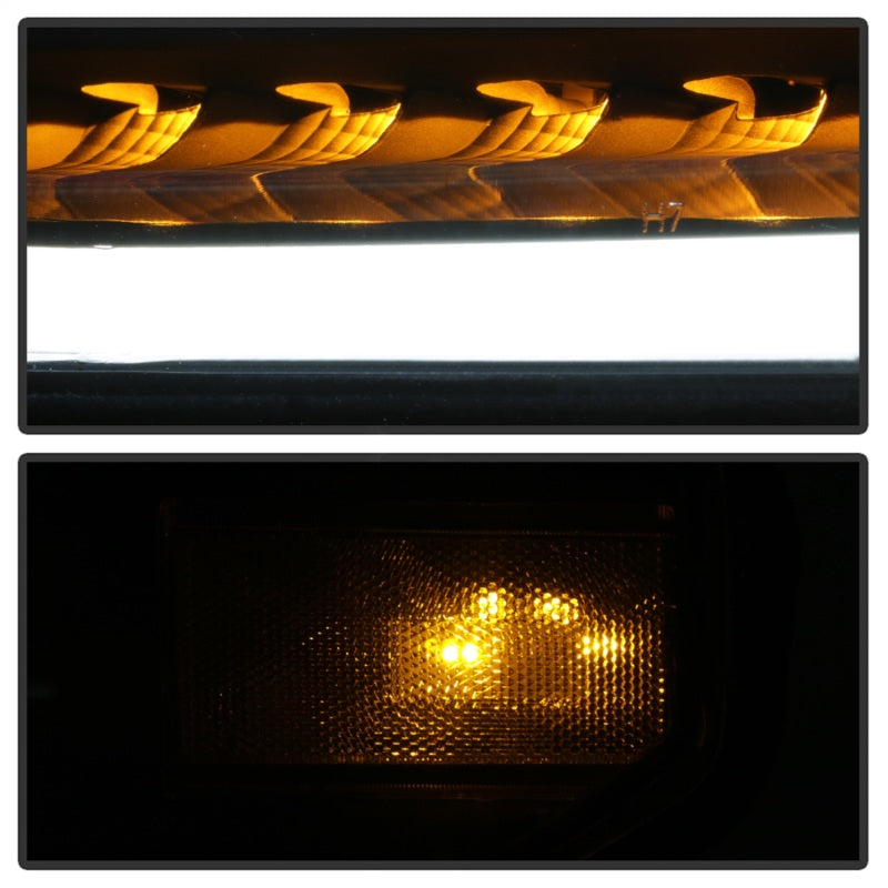 SPYDER xTune 14-17 Toyota Tundra DRL LED Light Bar Projector Headlights - Black (PRO-JH-TTU14-LB-BK) 9043024 9043024 Photo - Unmounted
