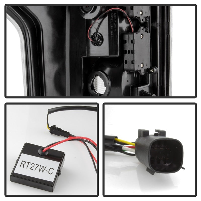 Spyder 18-19 Ford F-150 (w/Blind Spot Sensor) LED Tail Lights - Black (ALT-YD-FF15018-LED-BK) 5085689 5085689 Photo - Unmounted