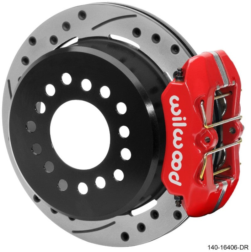 Wilwood Ford Explorer 8.8in Rear Axle Dynapro Disc Brake Kit 11in Drilled/Slotted Rotor -Red Caliper 140-16406-DR 140-16406-DR User 1