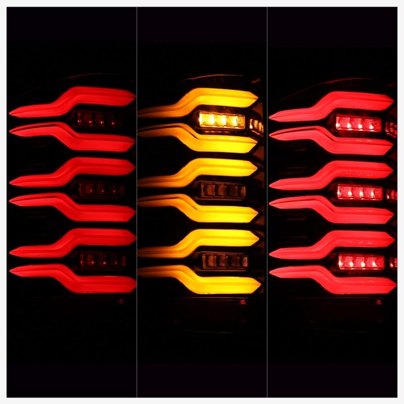 AlphaRex 14-18 Chevy Silverado 1500 Luxx-Series LED Tail Lights Alpha-Black w/Activ Light/Seq Signal 620040 620040 User 7