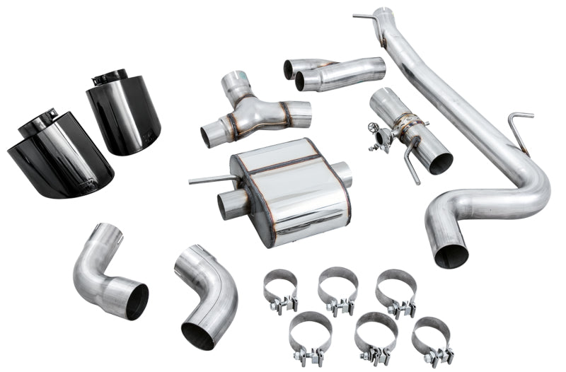 AWE Tuning 18-19 Audi TT RS 2.5L Turbo Coupe 8S/MK3 SwitchPath Exhaust w/Diamond Black RS-Style Tips 3025-33032 3025-33032 Photo - out of package