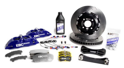 EBC Racing 12-17 Ford Fiesta ST (Mk7) Blue Apollo-4 Calipers 330mm Rotors Front Big Brake Kit BBK007BLU-2 BBK007BLU-2 Photo - Primary