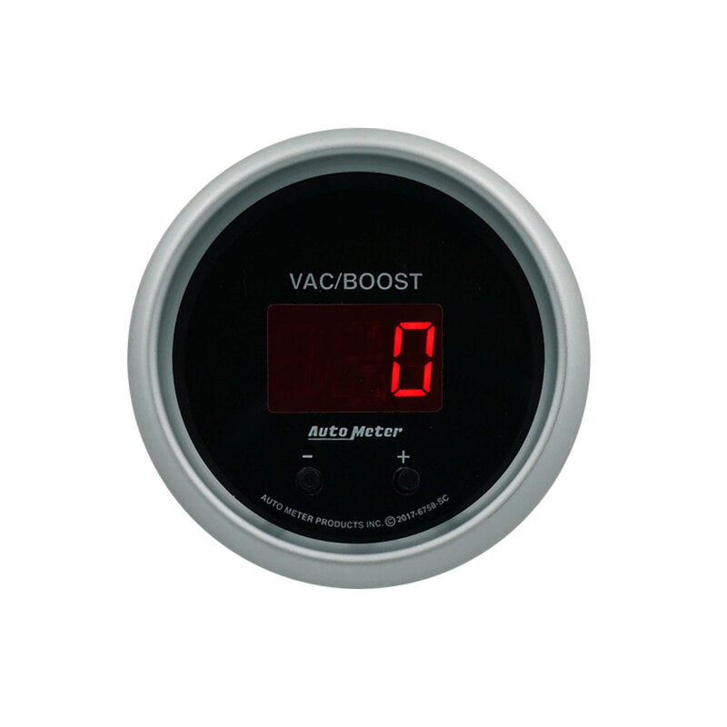 Autometer 52.4mm Black Switchable 0-1600 PSI / 0-110 BAR Vacuum/Boost Sport-Comp Elite Digital Gauge 6758-SC 6758-SC User 2