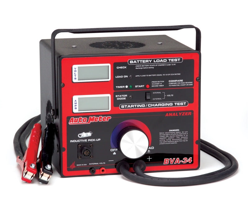 Autometer Charging System Analyzer / Battery Tester BVA-34 BVA-34 User 4