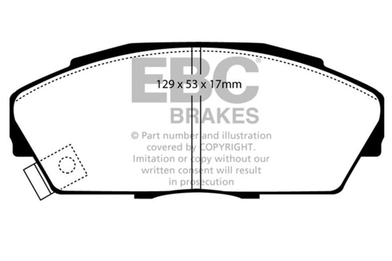 EBC Disc Brake Pad Set DP4719/2R Photo - Primary