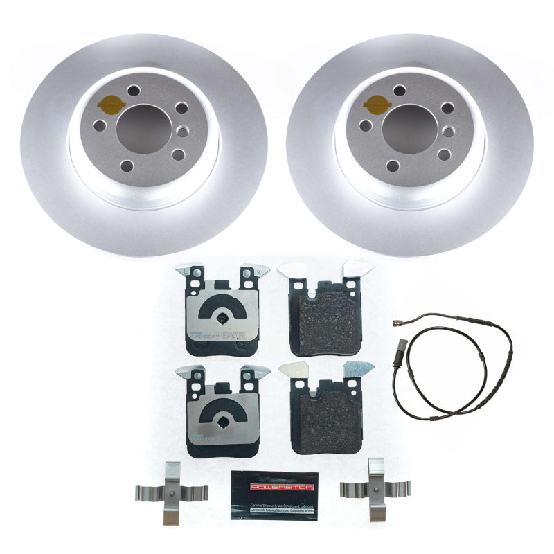 Power Stop 16-18 BMW 320i xDrive Rear Euro-Stop Brake Kit ESK6672 ESK6672 Photo - Primary