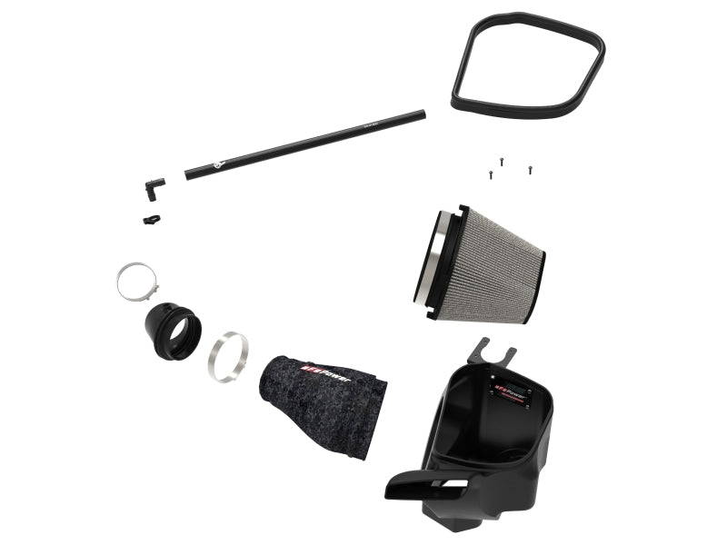 aFe 2021 Dodge Durango SRT Hellcat Track Series Carbon Fiber Cold Air Intake System w/ Pro DRY S 57-10028D 57-10028D Photo - Unmounted