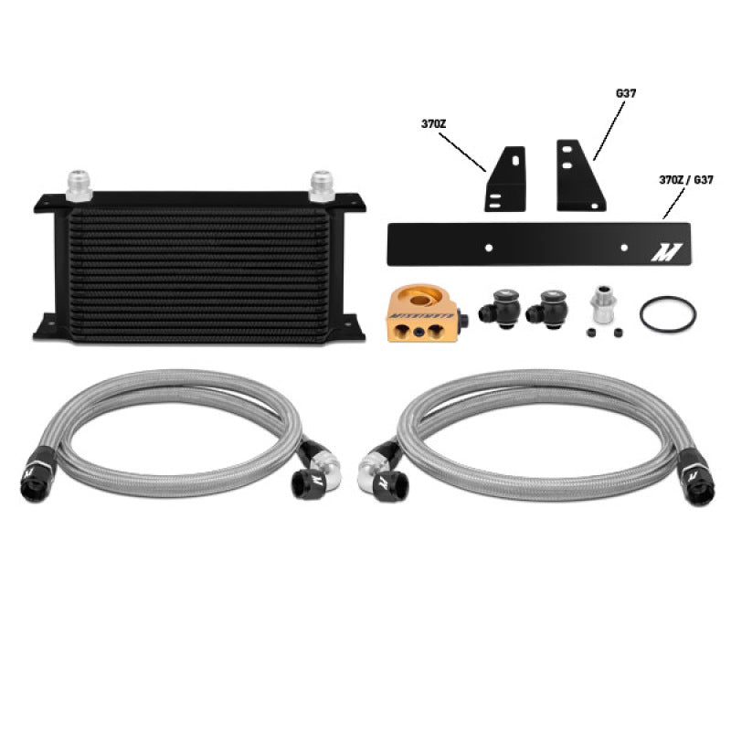 Mishimoto (Coupe only)Thermostatic Oil Coo-Black Nissan370Z 09+/Infiniti G37 08+ MMOC-370Z-09TBK Photo - Primary