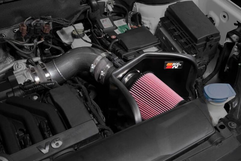 K&N Engineering K&N 18-23 Volkswagen Atlas V6 3.6L Performance Air Intake System 69-9756TC 69-9756TC Photo - Mounted
