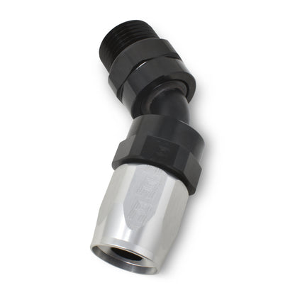 Russell Performance -10 AN Black Male SAE Port to -8 Hose 90 Degree (-10 Port 7/8in-14 Thread) 612423 612423 Photo - out of package