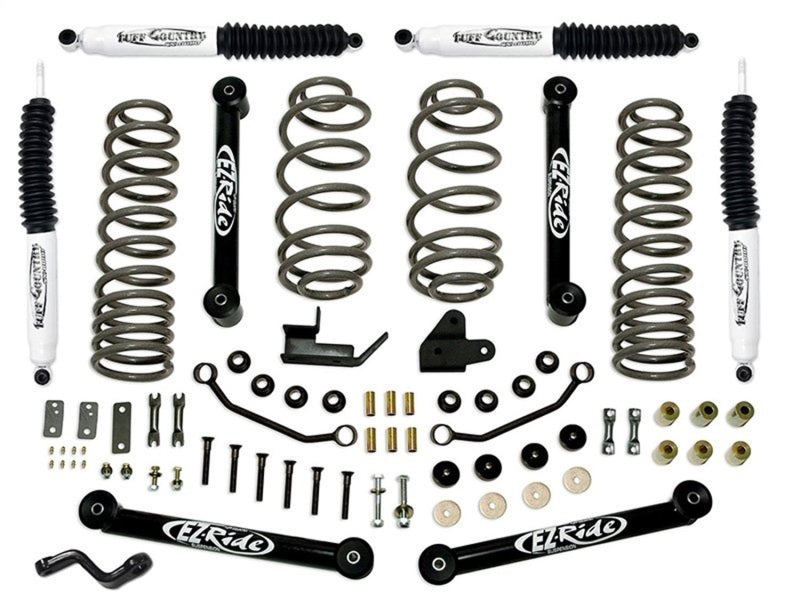 Tuff Country 97-02 Jeep Wrangler TJ 4in EZ-Ride Lift Kit (SX8000 Shocks) 44900KN