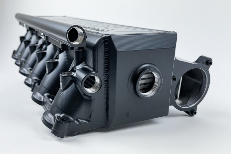 CSF Gen 2 B58 Race X Charge-Air-Cooler Manifold - Thermal Black Finish 8400B 8400B Photo - out of package