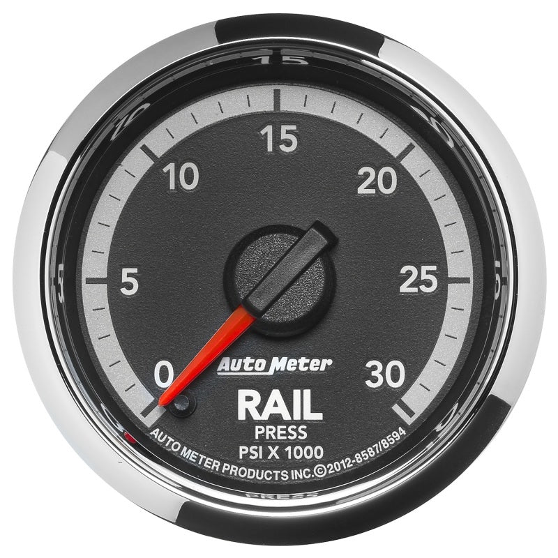 Autometer 2-1/16" Fuel Rail Pressure, 0-30K Psi, Stepper Motor, Gen 4 Dodge 8594 Photo - Primary