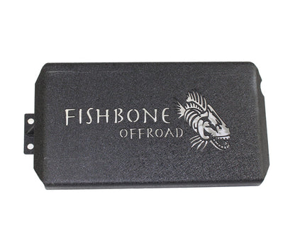 Fishbone Offroad 07-11 Jeep Wrangler JK Steel EVAP Canister Skid Plates - Black Textured Powdercoat FB23061 FB23061 Photo - out of package