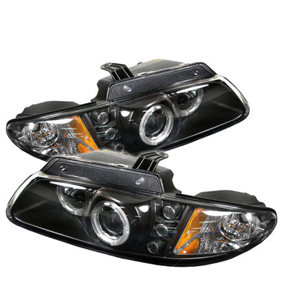 Spyder Dodge Caravan/Grand Caravan 96-00 Projector Headlights LED Halo LEDs- Blk PRO-YD-DC96-BK 5009692 5009692 Photo - Primary