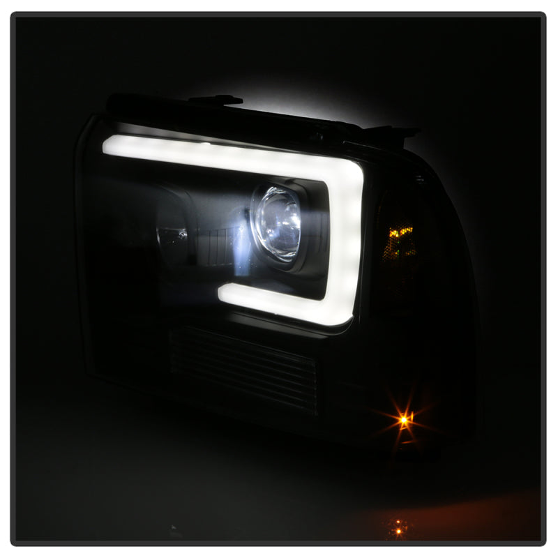 Spyder 05-07 Ford F250/350/450 Super Duty Projector LED Black PRO-YD-FS05V2PL-BK 5087911 5087911 User 5