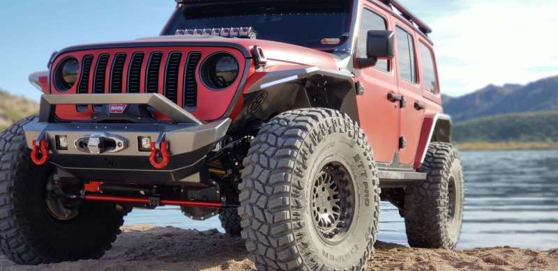 Road Armor 18-20 Jeep Wrangler JL Stealth Front Fender Liner JL Body Armor Raw 518LFF0Z 518LFF0Z Photo - Primary