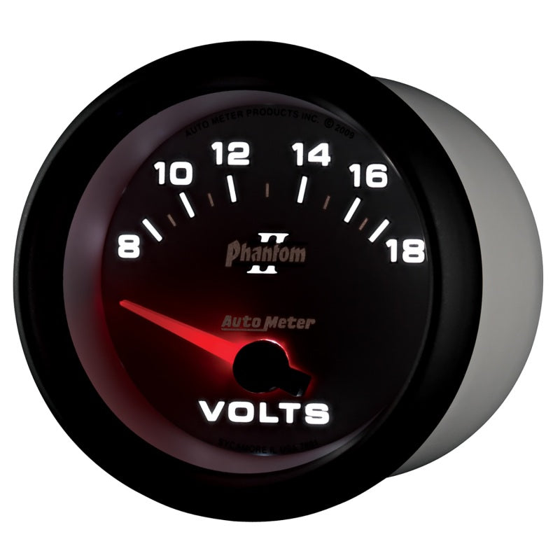 Autometer Gauge, Voltmeter, 2 5/8", 18V, Electric, Phantom II 7891 User 3
