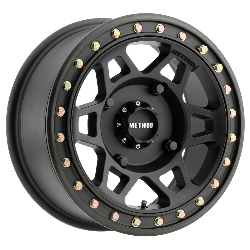 Method Race Wheels MR405 UTV Beadlock Wheel Matte Black 15x7 +38 4x156 MR40557046552B Photo - Primary