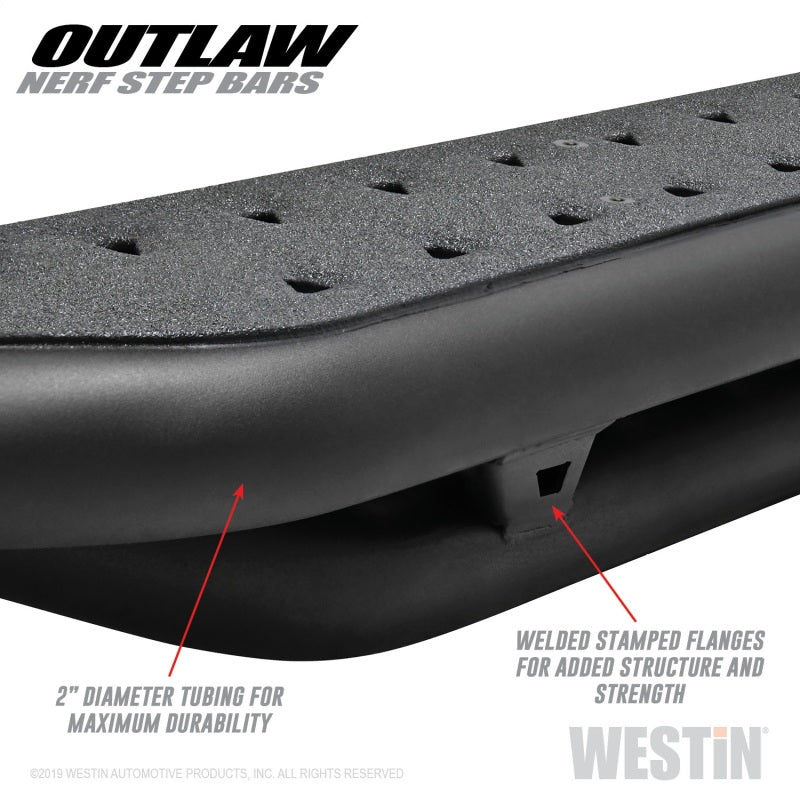 Westin 15-20 Ford F-150 SuperCab / 17-20 F-250/350 SuperCab Outlaw Nerf Step Bars - Textured Black 58-53935 58-53935 Photo - Unmounted