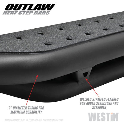 Westin 15-20 Ford F-150 SuperCab / 17-20 F-250/350 SuperCab Outlaw Nerf Step Bars - Textured Black 58-53935 58-53935 Photo - Unmounted