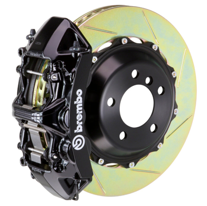 Brembo 17-21 Civic Type-R Front GT BBK 6 Piston Cast 380x32 2pc Rotor Slotted Type-1-Black 1M2.9054A1